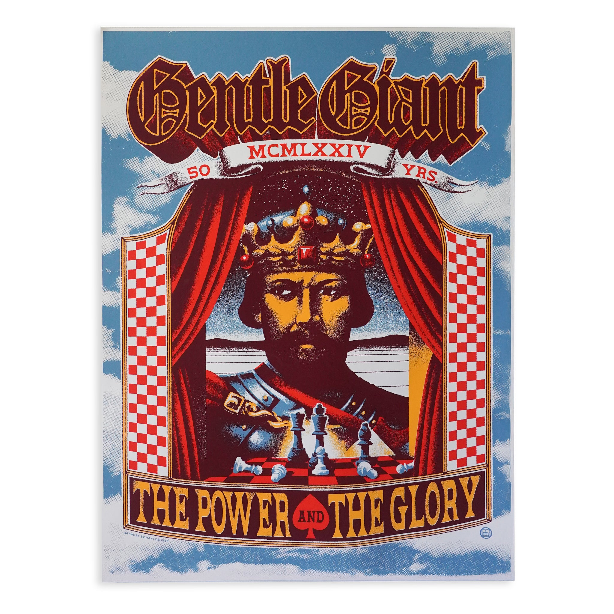 The Power and the Glory 50th Limited Edition Screen Printed Poster
