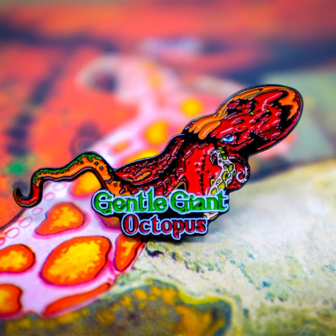 Gentle Giant Octopus Enamel Pin