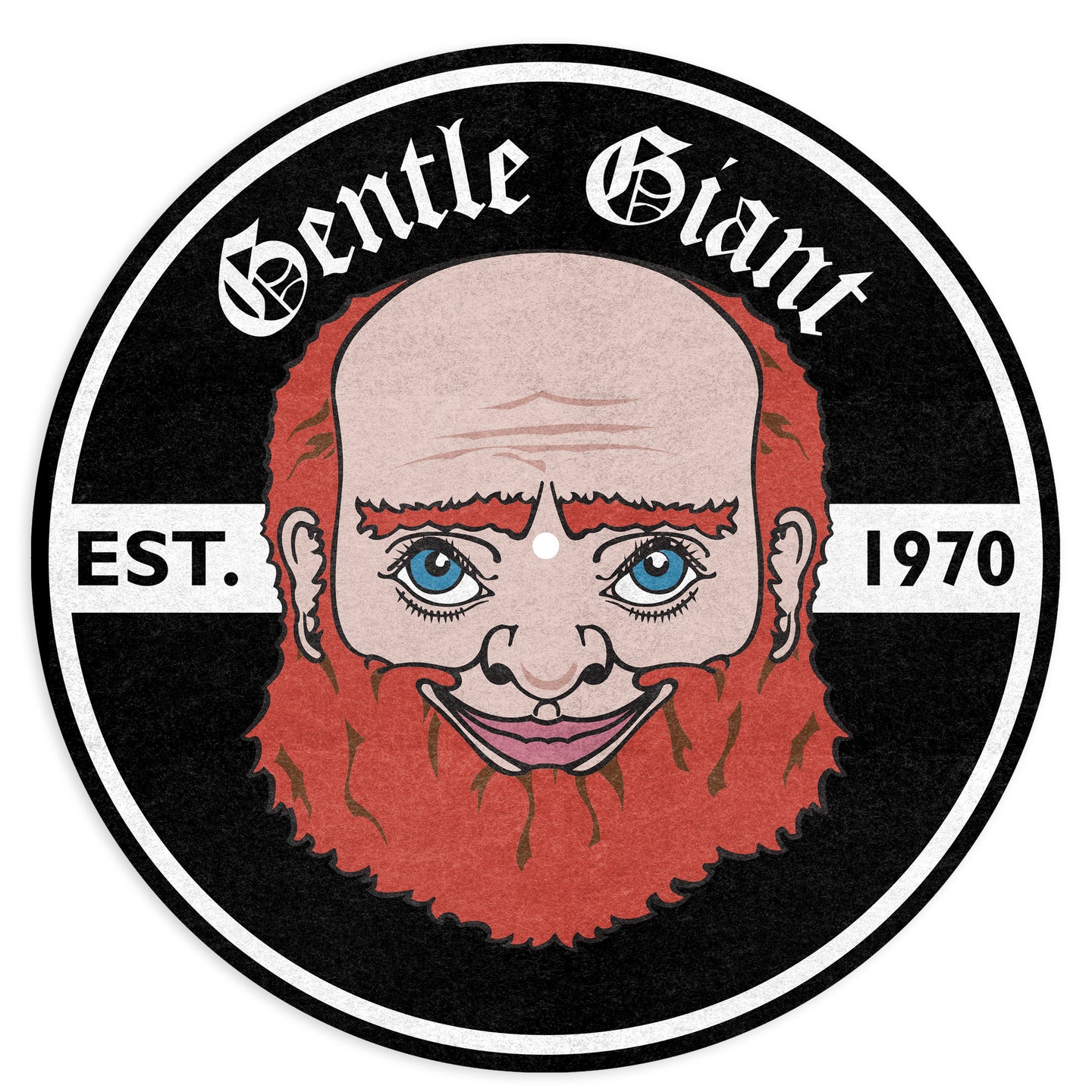 Gentle Giant Logo Face 12" Felt Slip Mat