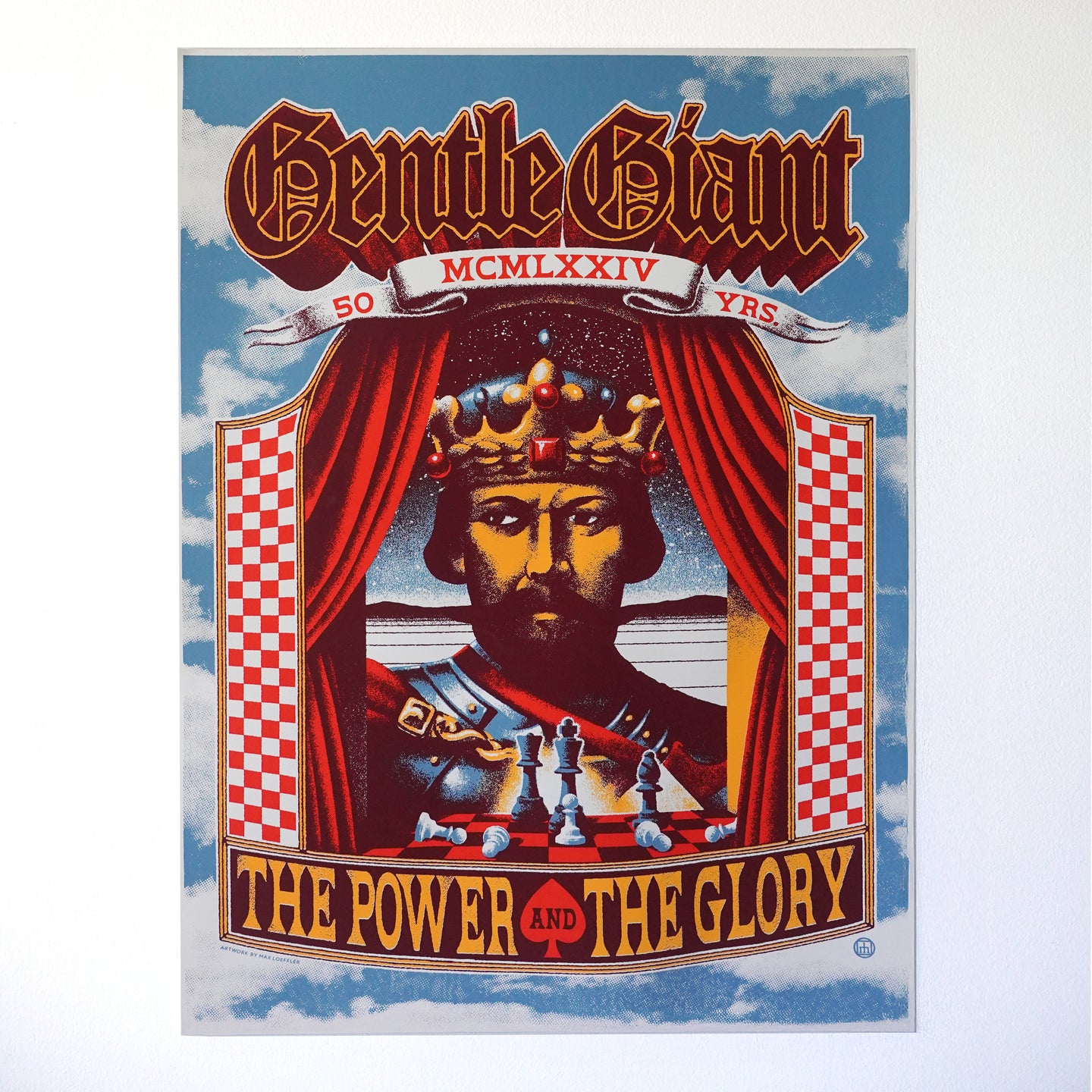 The Power and the Glory 50th Limited Edition Screen Printed Poster