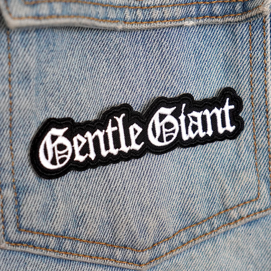 Gentle Giant Logo Embroidered Iron On Patch