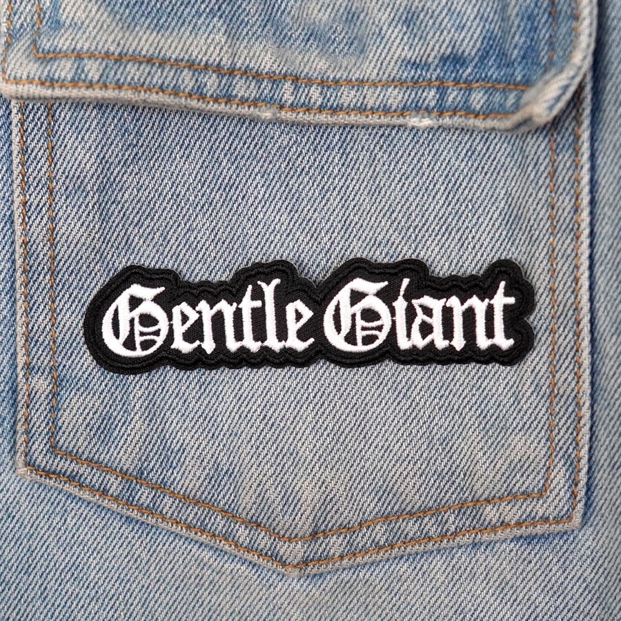 Gentle Giant Logo Embroidered Iron On Patch