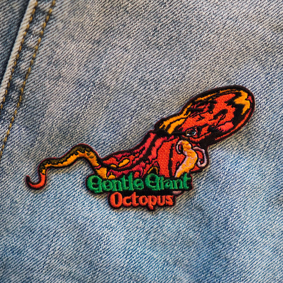 Gentle Giant Octopus Embroidered Patch